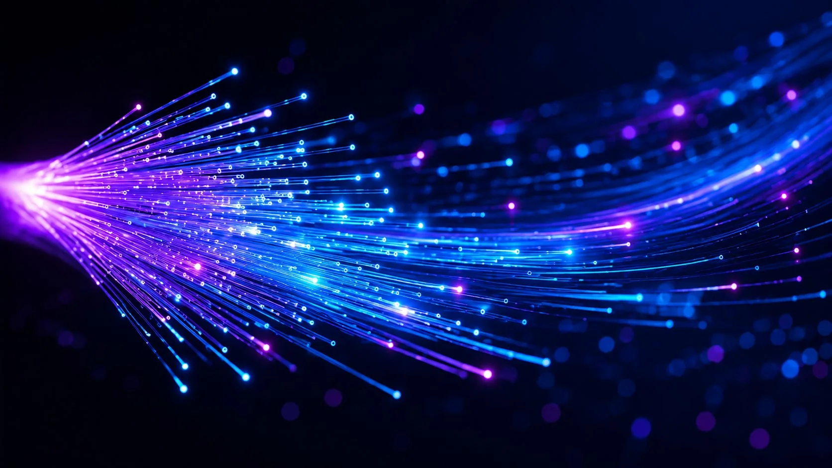 Atelier thématique sur l'intelligence artificielle - RIOZ Faisceau de fibres optiques lumineux